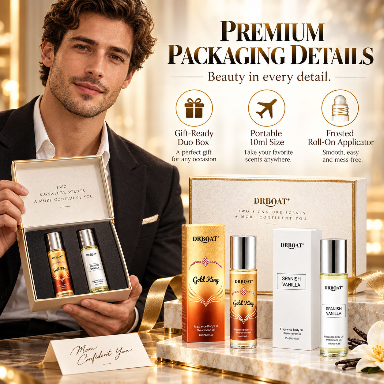 Set Minyak Parfum Roll-on Duo  - Perfume Alcohol Fragrance ulasan dan harga