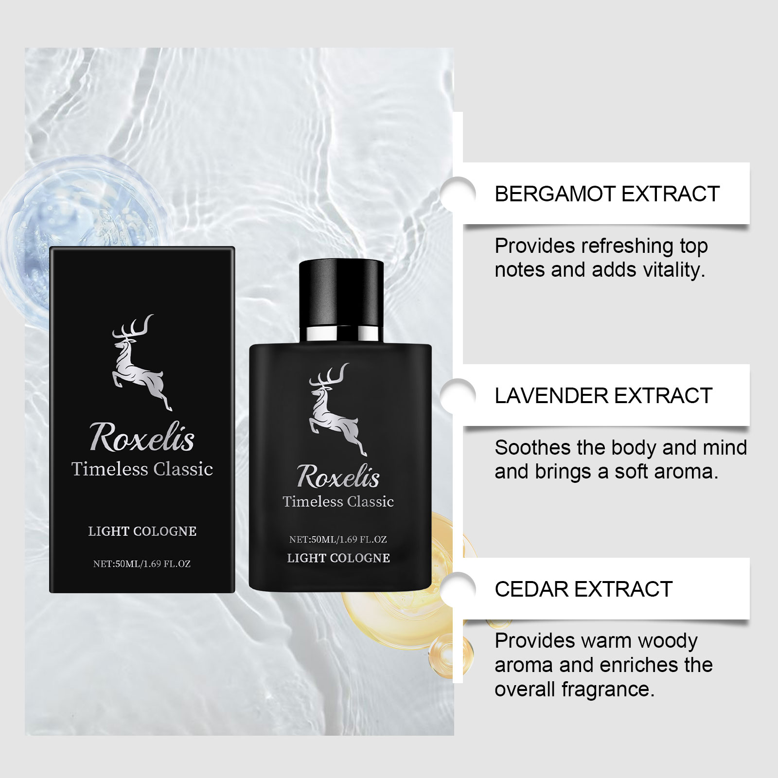Charm Classic Cologne untuk Pr - Perfume Alcohol Fragrance ulasan dan harga